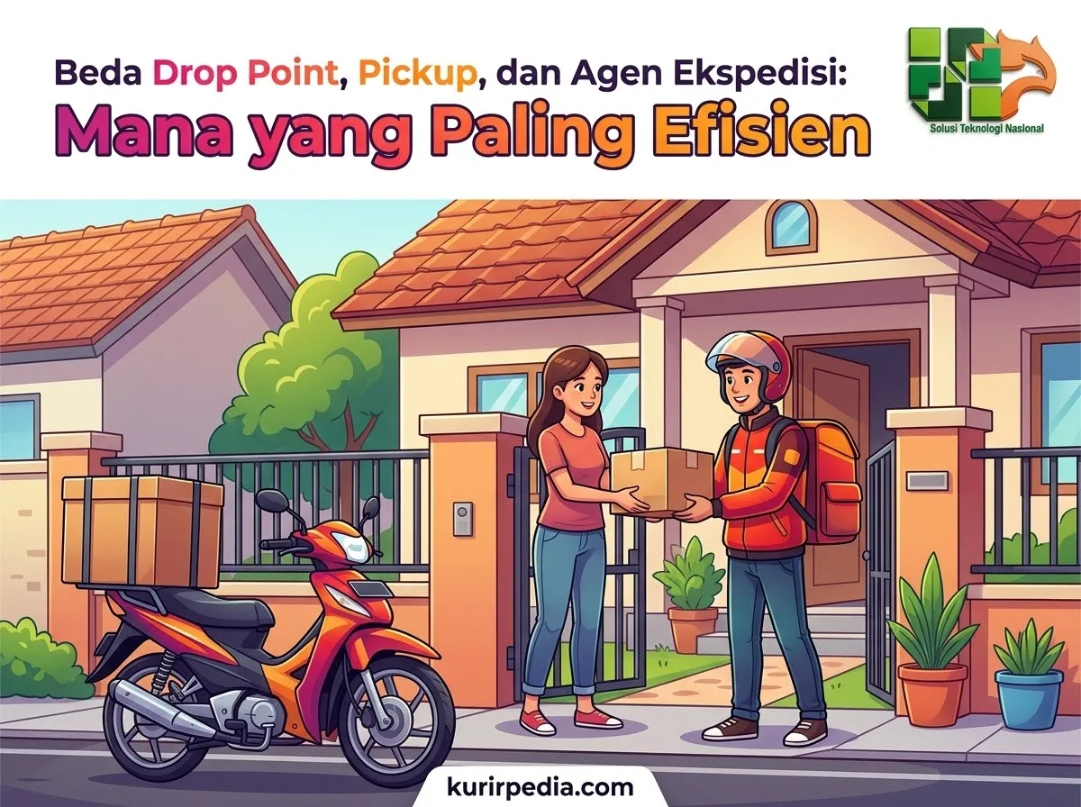 Beda Drop Point, Pickup, dan Agen Ekspedisi