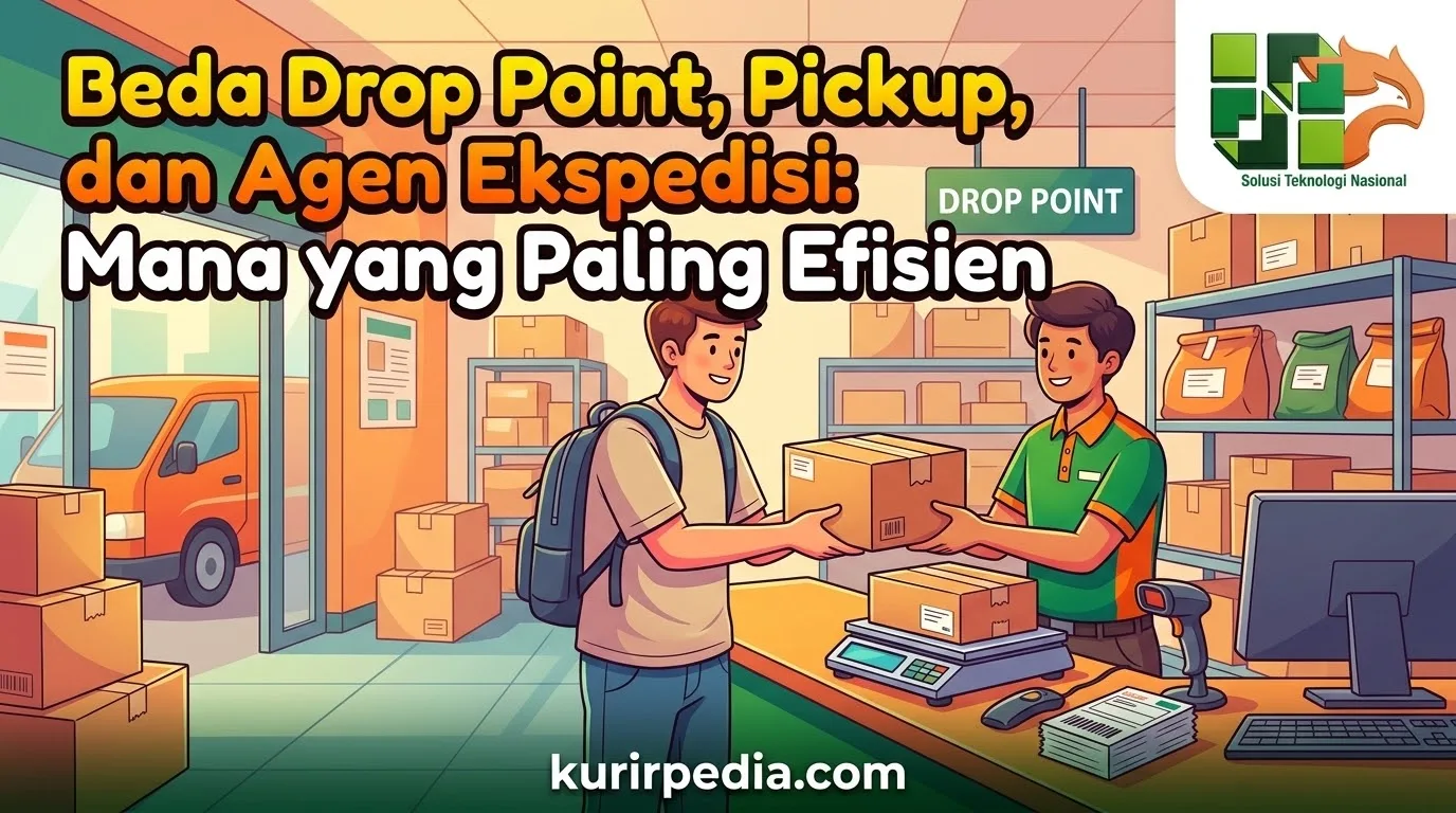Beda Drop Point, Pickup, dan Agen Ekspedisi