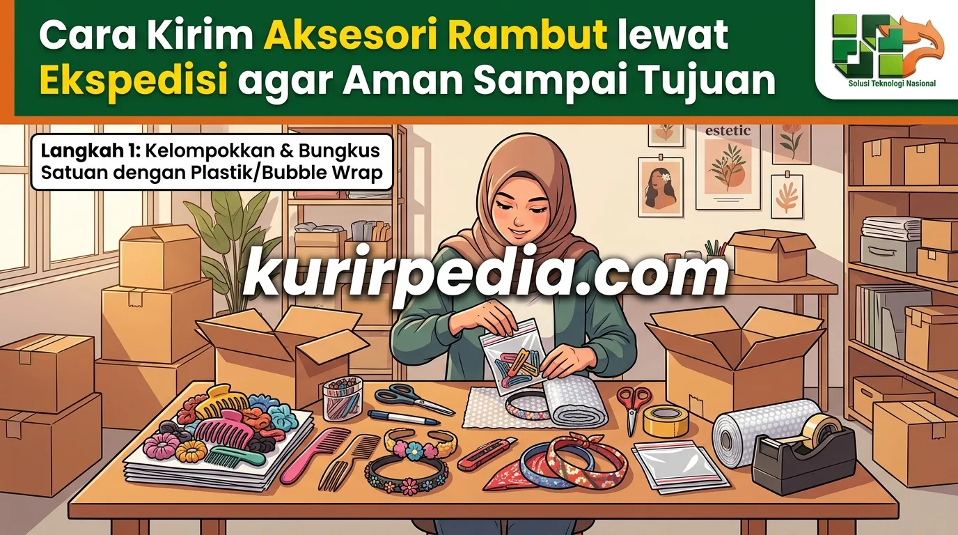 Cara Kirim Aksesori Rambut lewat Ekspedisi agar Aman Sampai Tujuan