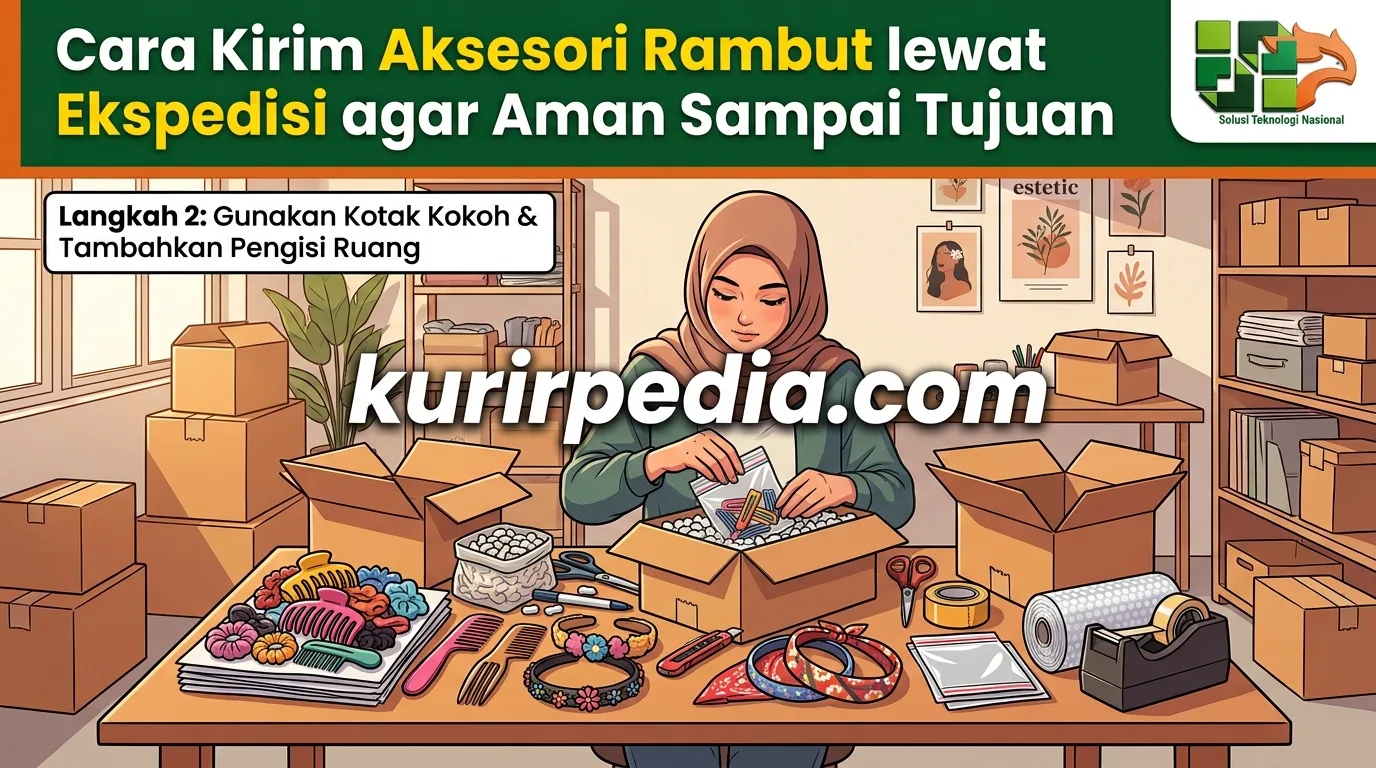 Gambar cara kirim aksesori rambut - Cara Kirim Aksesori Rambut lewat Ekspedisi agar Aman Sampai Tujuan