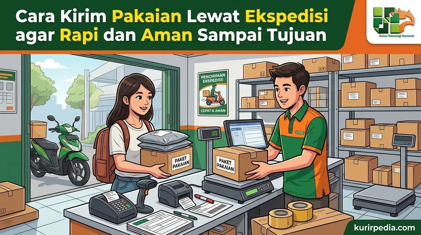 Visual cara kirim pakaian - Cara Kirim Pakaian Lewat Ekspedisi agar Rapi dan Aman Sampai Tujuan
