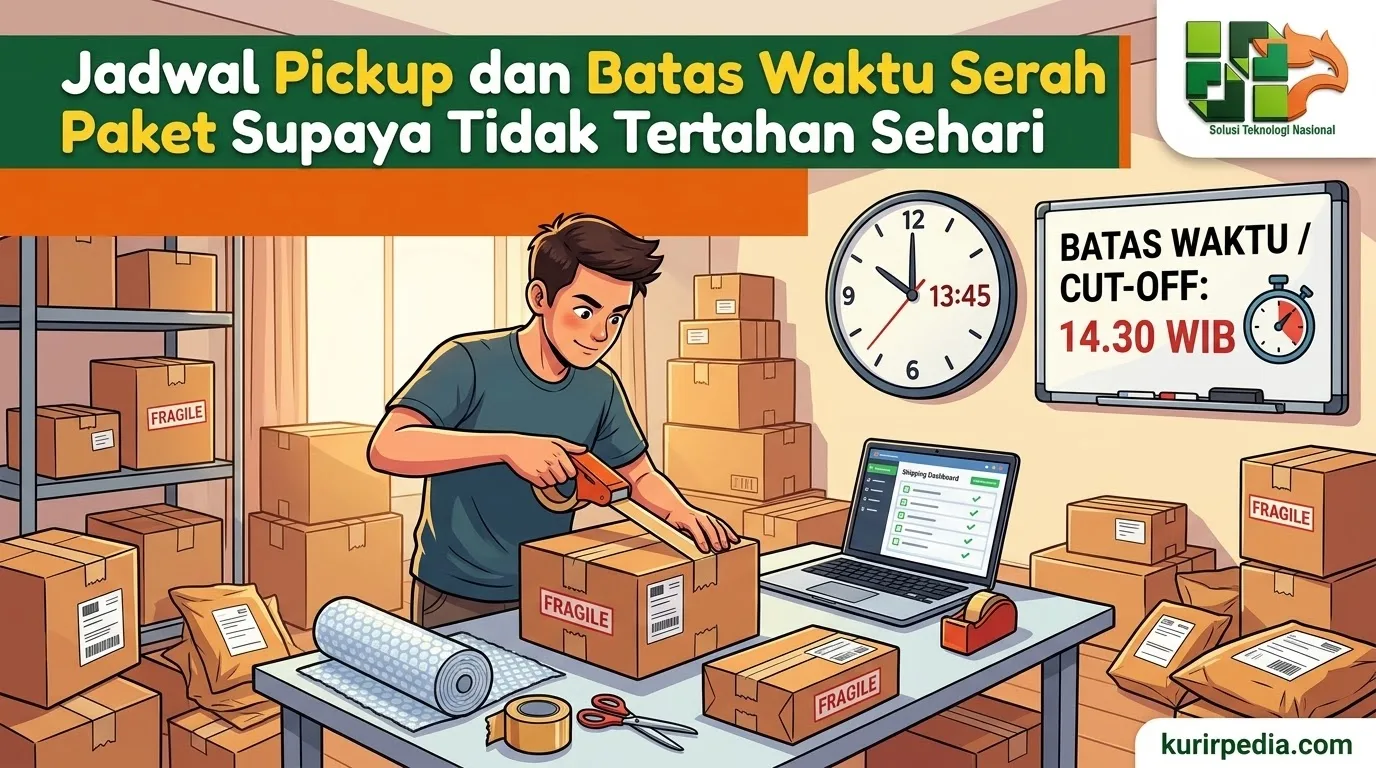 Jadwal Pickup dan Batas Waktu Serah Paket Supaya Tidak Tertahan Sehari