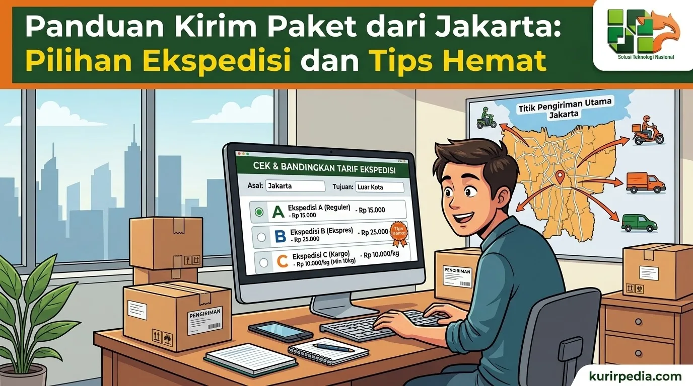 Gambar kirim paket dari jakarta - Panduan Kirim Paket dari Jakarta: Pilihan Ekspedisi dan Tips Hemat