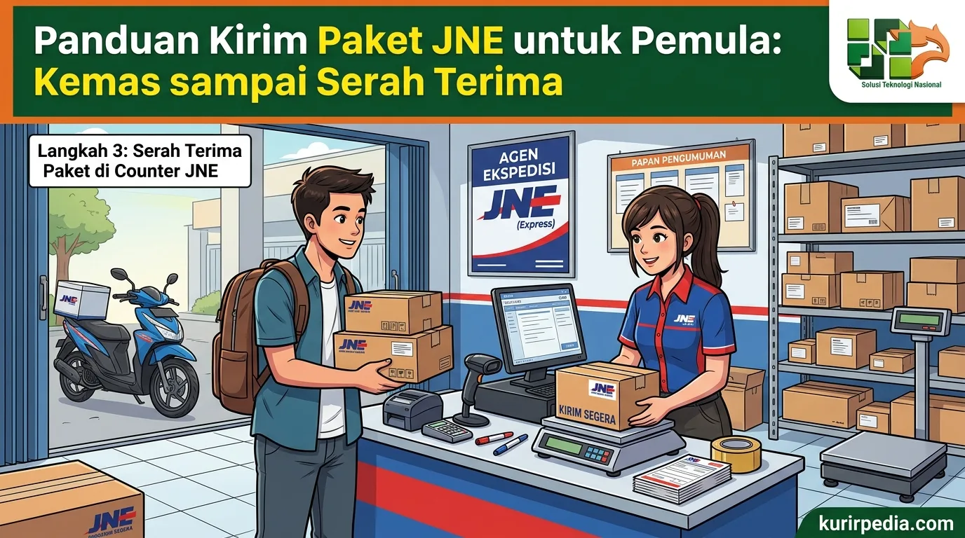 Gambar penjelas panduan kirim paket jne - Panduan Kirim Paket JNE untuk Pemula: Kemas sampai Serah Terima