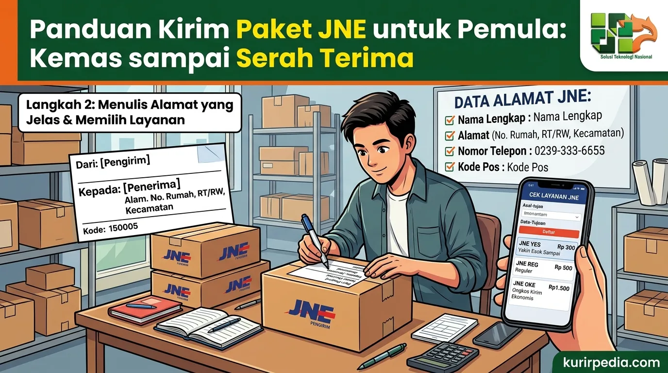 Visual panduan kirim paket jne - Panduan Kirim Paket JNE untuk Pemula: Kemas sampai Serah Terima