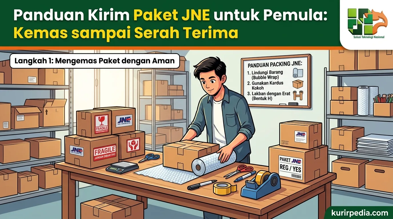 Panduan Kirim Paket JNE untuk Pemula: Kemas sampai Serah Terima