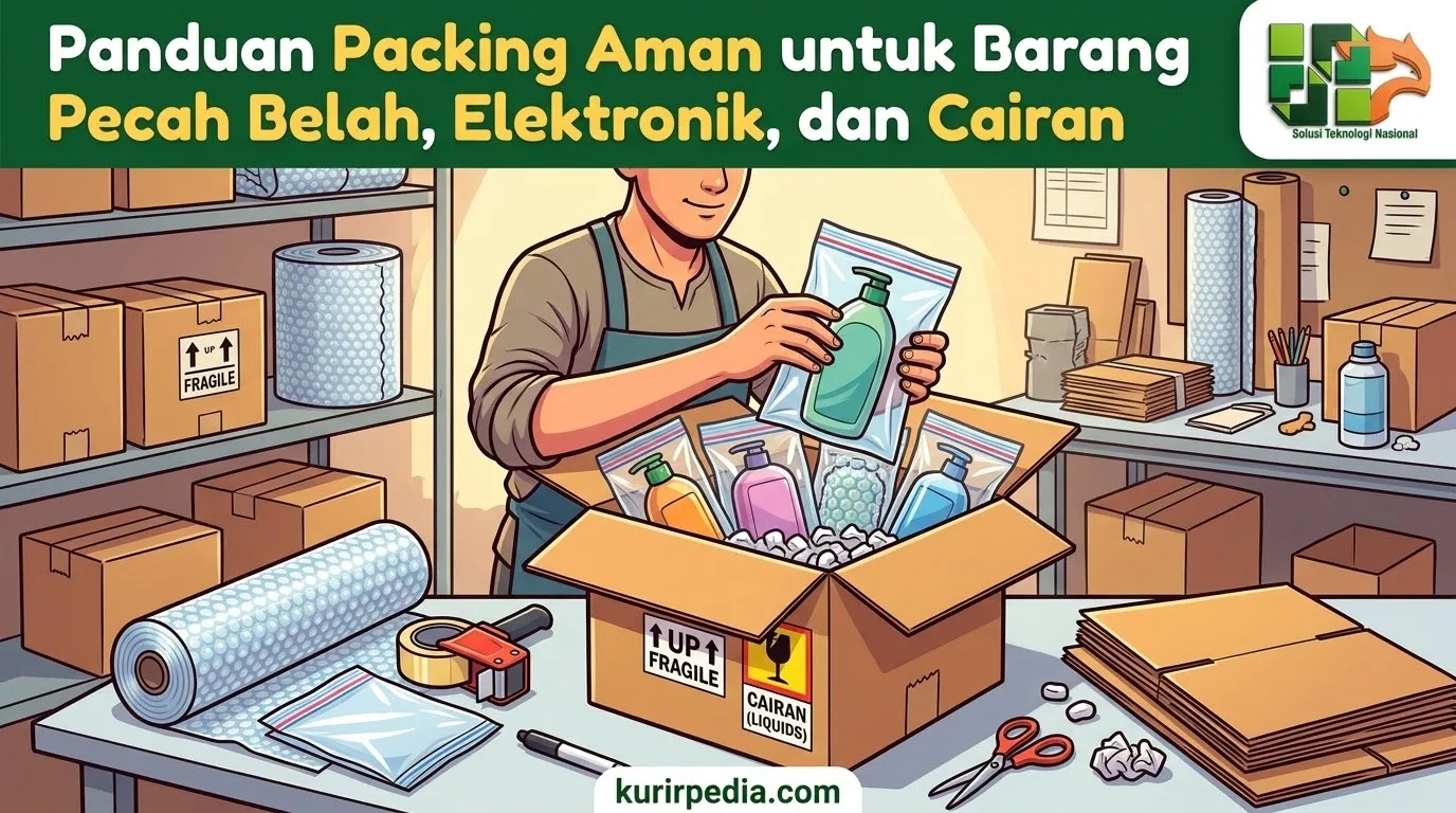 Gambar pendukung packing paket - Panduan Packing Aman untuk Barang Pecah Belah, Elektronik, dan Cairan