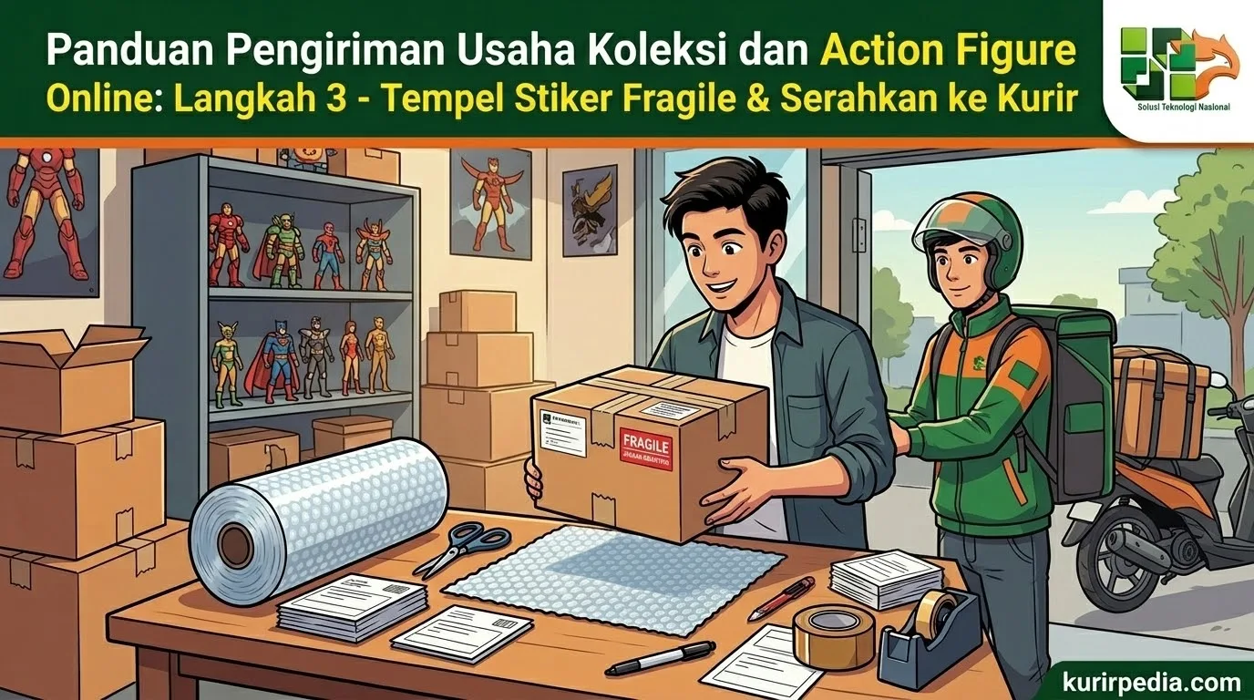Visual pengiriman usaha koleksi dan action figure - Panduan Pengiriman Usaha Koleksi dan Action Figure Online