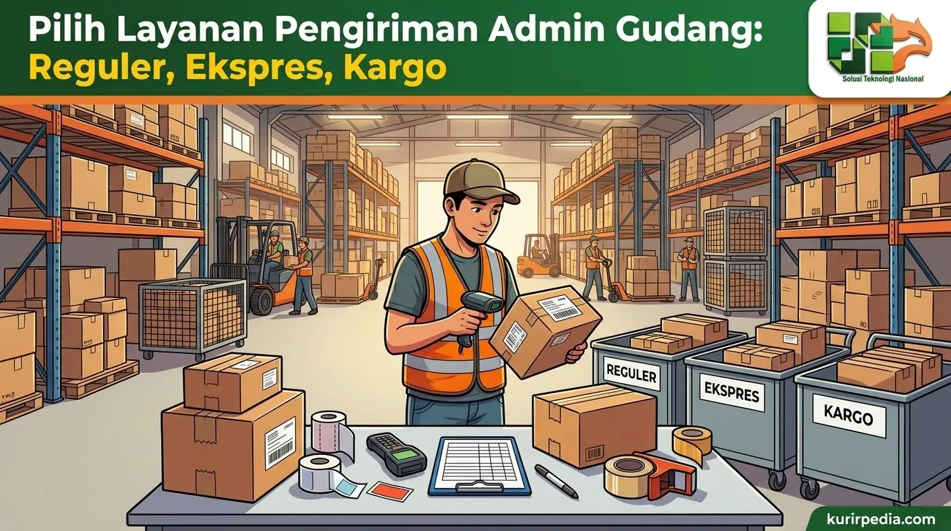 Pilih Layanan Pengiriman Admin Gudang: Reguler, Ekspres, Kargo