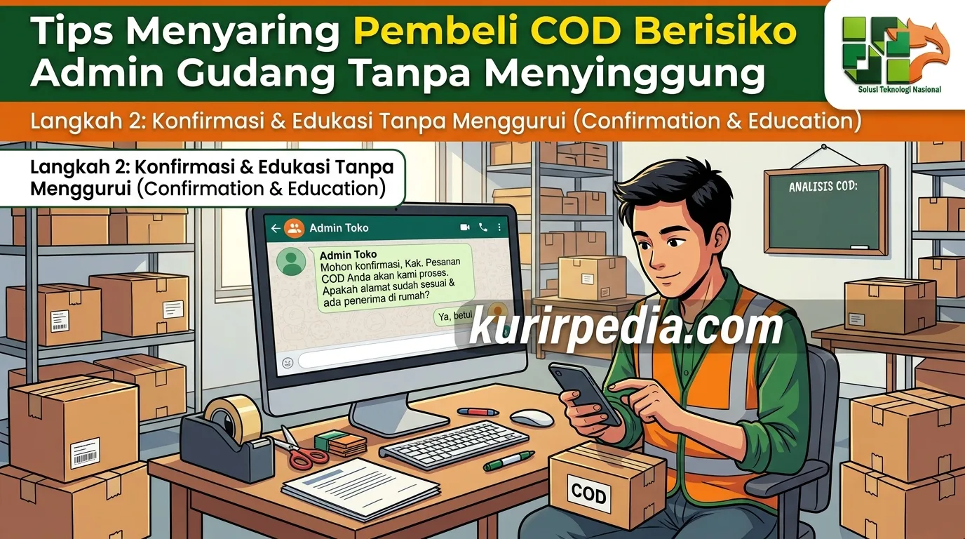 Gambar pembeli cod berisiko admin gudang - Tips Menyaring Pembeli COD Berisiko Admin Gudang Tanpa Menyinggung