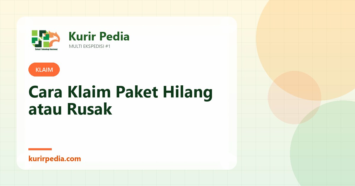 Cara Mengurus Klaim Paket Hilang atau Rusak Beserta Syaratnya